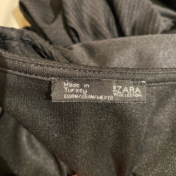 Zara black shoulder cut out dress - Picture 8 of 8